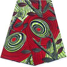 Tissu africain imprimé en polyester doux, motif Kitenge coloré, convient pour la couture de robes d'été, jupes, hauts et tenues de vacances, idéal pour la couture DIY, le matelassage, les sacs de mode, les foulards, les taies d'oreiller et les textiles d'ameublement - Multicolore - Voir 16