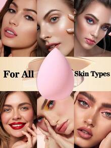 20PCS Makeup Tools Set Including:1pc Hairband +2PCS Hand Bowl Strap+4PCS Makeup Sponges+1pc Facial Cleansing Sponges+4PCS Mini Air Cushion Powder Puffs+4PCS Mini Makeup Sponges+4PCS Triangle Powder Puffs, Beginner-Friendly | Travel-Ready & Gift-Ready | Perfect For Newbies/Her - Multicolor - View 8