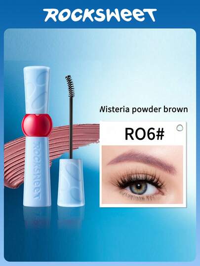  ROCK SWEET眉毛染色凝胶：自然、防水、防晕染、持久定型，适合浓密眉毛