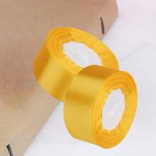 4cm Wide Satin Ribbon, 25 Yards/Roll - Premium Fabric Ribbon For Gift Wrapping, Wedding Decoration, Hair Accessories, Baby Shower, Birthday Party, Crafts, Christmas, Valentine's Day, Bridal Bouquet, Floral Arrangement, Sewing Supplies, Home Decor, Holiday Decorations, Hair Accessories - Multicolor - View 16