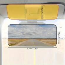 1pc Car Day/Night Dual-Use Sun Visor, Rotatable Dual-Lens Sun Visor: The Lenses Use High-Definition Optical Materials To Filter Strong Light While Maintaining A Clear Field Of Vision, Without Blurring Or Ghosting. - A - View 4