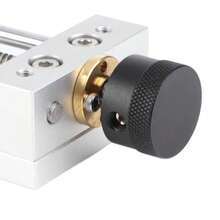 ASDF-Drill Press Vice Bench Table Vise 0‑100mm Clamping Range Aluminium Alloy for Polishing Drilling Engraving DIY and Working with Thickened Double Sleeve Screw Rods Easy - como en la foto - Ver 6