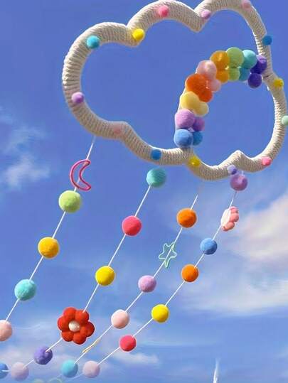 350个多色派对装饰DIY多功能绒球，高弹迷你蓬松球，色彩缤纷，可作发夹配饰，鲜艳混色，营造活泼氛围，DIY手工发饰，服装装饰，生日庆祝的最佳选择，手工制作乐趣，适合节日装饰，是手工爱好者的理想之选，也是节日礼物。