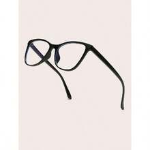 1pc Blue Transparent Lenses Glasses For Both Men And Women - Alleviate Eye Strain And Glare From Screens, Including Computers, Televisions, Phones, And Gaming Devices. Stylish Eyewear, Y2K Design, Budget-Friendly, Fashion Decorative Flat Glasses - Nhiều màu 2 - Xem 5