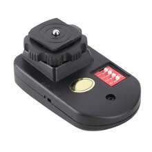 433MHZ 16 Channel Wireless Flash Trigger Set Fast Sync Universal Compatibility with 1 Transmitter 2 Receivers 1 Sync Wire Cable for Camera Studio Outdoor Shooting - Negro - Ver 10