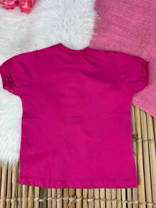Girls' Outfit Set - New Arrival/Fashion/Party/Outing/Promotion/ - 玫紅色 - 查看 5