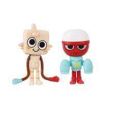 8PCs Mini Anime - Cute Collectible Statue For Desk Decor, Perfect Gift For Anime Lovers And Geeks, Cartoon Character Model - Nhiều màu - Xem 5