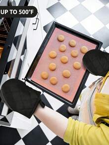 Multi-Functional Heat Resistant Pot Mat, Oven Mitts For Kitchen Use - Multicolor - View 2