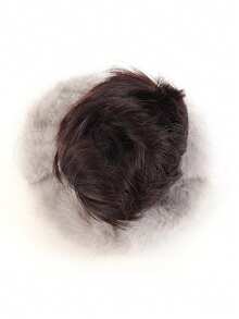 Low Bun Synthetic Wig With Hair Clip, Plush Hair Tie, Updo, And Volume Wig At The Back Of The Head. - Multicolor - View 13