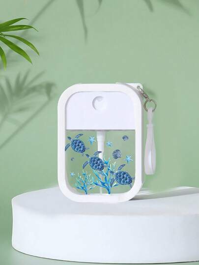 1 pezzo Bottiglia dispensatrice di olio essenziale ricoperta in silicone a forma di mela, 38ml, bottiglia per disinfettante per le mani, bottiglia per alcol, bottiglia da viaggio, bottiglia per divano e camera da letto, bottiglia portatile da esterno con gancio