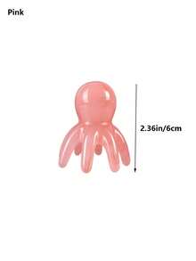 章鱼按摩梳，符合人体工学的头皮及身体按摩器，采用灵活的八臂设计，是一款手动深层组织按摩工具，带有八个按摩爪，可用于背部、颈部和手掌按摩 - 家用水疗及旅行必备 - 彩色 - 查看 9