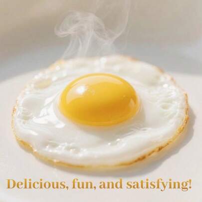 Fried Egg Squeeze Toy - Creative Viral Cute Fried Egg Squeeze Toy - Casual Stress Relief Toy - Novel Funny Gag Gift - Birthday Gift - Holiday Gift