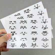Cute Kaomoji Stickers, Waterproof & Fade-Resistant, Removable Decals For Water Bottles, Phone Cases, Notebooks - Multicolor - View 6