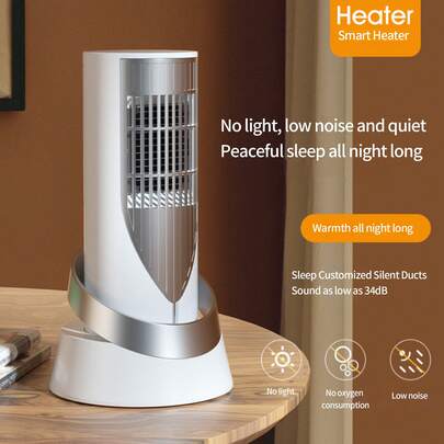 1200W PTC bärbar värmeelement, snabb uppvärmning och tyst för inomhusbruk på kontoret, i rummet och på skrivbordet.