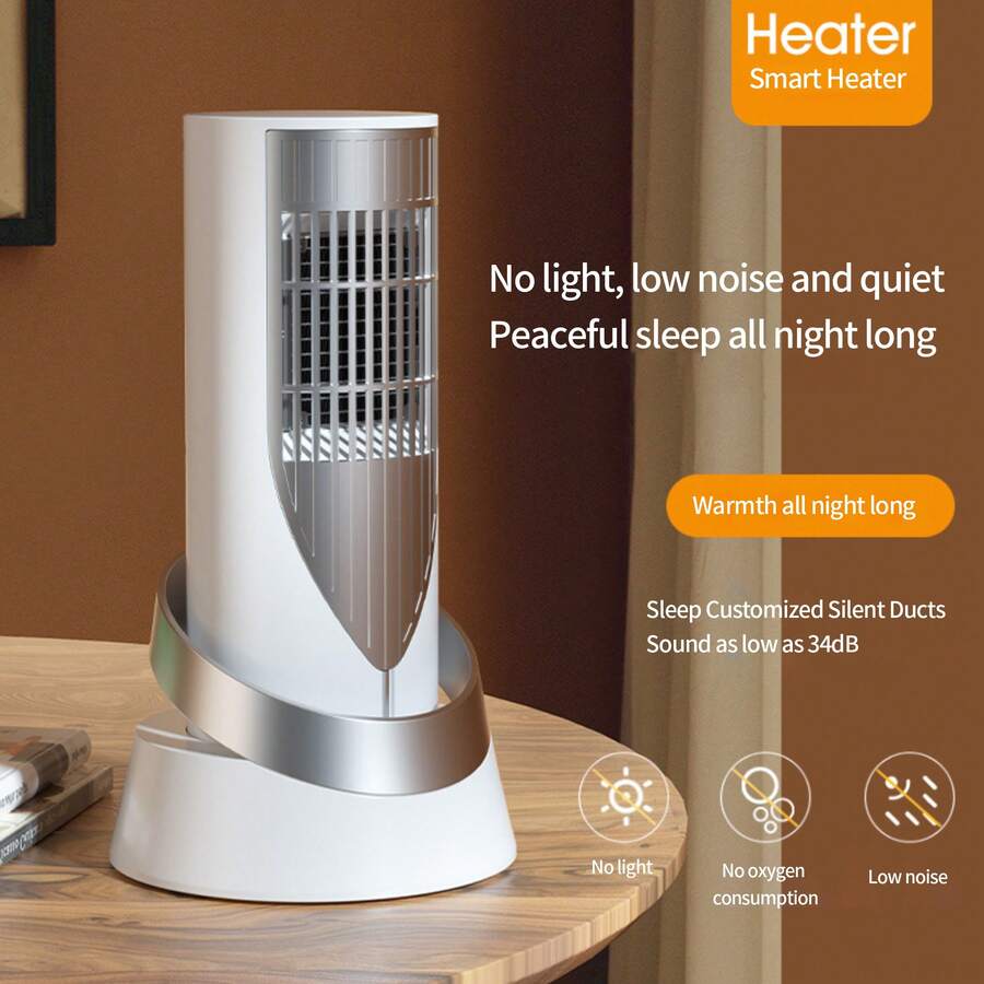 1200W PTC便携式电暖器，快速加热，静音设计，适用于办公室、房间、桌面等室内环境。 - 彩色 - 查看 1