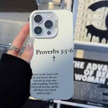 Prayer Quotes Phone Case Compatible With IPhone 17, 16e, 16, 15, 14, 13, 12, 11, Mini, Pro Max, Air X, XR, XSMAX, 8, 7 Plus - Anti-Slip Matte Back Case, Heavenly Official Blessing Phone Case, Shockproof Phone Case With God Statue Photo, Spiritual Accessories, Prayer Design, Inspirational Quotes, Smooth Texture, UV Printed Design, Faith Theme Gift, Religious User Drop-Resistant - 混合顏色3 - 查看 17