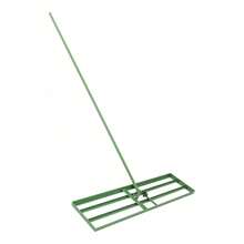 Metal Lawn Leveling Rake, 91*25cm Lawn Leveler Tool, 180° Rotation Lawn Leveling Rake For Backyards, Gardens, Farms, Lawns, Yards, Soccer Fields, Golf Courses - Green - View 8