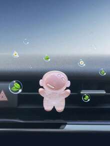 1 pieza Difusor de fragancia para rejilla de ventilación de coche con diseño de astronauta (Incluye 2 piezas de ambientador sólido con aroma a azahar) - A - Ver 13