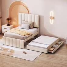 Bed Bases & Foundations - Beige - View 5