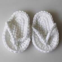 Baby Mini Flip Flops Newborn Photography Props Cute Handmade Crochet Slipper Sandals For Infant Girls/Boys Studio Photos Accessories - Multicolor - View 12
