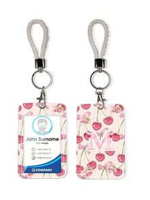 1个ABS休闲风字母M图案时尚钥匙扣吊坠，包包挂饰，学生巴士挂件 - 彩色 - 查看 4