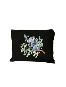 Multifunctional Vest-Style Shoulder Bag With A Cute Koala Pattern In A Watercolor Style, Large Capacity Women Handbags Folding Reusable Shopper Bag Travel Grocery Bag, Makeup Bag, Lightweight Storage Bag, For Storing Commuting Items, Cosmetics - Multicolor - View 17