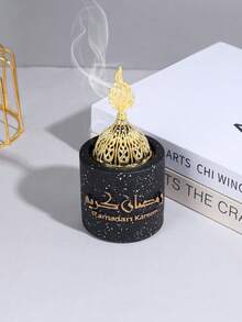 1件/套树脂黑白月亮创意简约香薰机,中东四季家用室内空气净化香炉,阿拉伯字母香夹,适用于瑜伽室、按摩室、冥想室、头发和衣物、办公室和卧室,全年可用,斋月用品,斋月礼物,开斋节礼物,斋月灯笼,斋月反思,斋月,斋月分发,斋月吉祥,斋月灯笼,斋月,斋月装饰,斋月装饰 - 彩色 - 查看 10