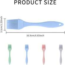 1/3pcs Silicone Basting Brush, Kitchen Pancake Sauce Brush, Baking Supplies - Multicolor - View 11