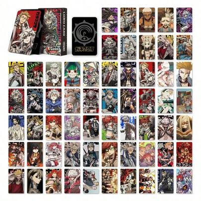 92张动漫迷你贴纸卡，收藏照片卡，双面LOMO卡，送给朋友、生日、情人节、复活节、互动、家人、潮流人士的完美礼物，送给男朋友/女朋友的理想礼物