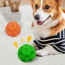 3pcs Dog Chew Toys: Bouncing, Massaging, Cleaning Teeth & Gums, Promote Dog Health! Pet Supplies, Fun & Durable Dog Teething Toys, Teeth Cleaning - Suitable For Small To Large Breeds - Multicolor - View 9