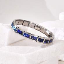 1PC Stainless Steel Multi-Element Modular Bracelet Accessories, Art Pattern Style, Ocean/Nature/Animal Designs, DIY Jewelry Materials - Multicolor - View 9