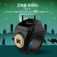 Bluetooth Smart Ring, Electronic Prayer Counter, Worship Time Reminder, Counting Ring - Pink - View 3