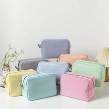 1pc Women/Girls Coin Purse, Tissue Paper Towel Storage Makeup Bag, Travel Pouch, Sanitary Pad Holder, Mini Cosmetic Bag, Sanitary Pad Bag, Back To School Supplies, Travel Essentials, Beach Holiday Vacation Organizer - Multicolor - View 11