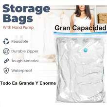 Foldable Storage Bags - Clear - View 7