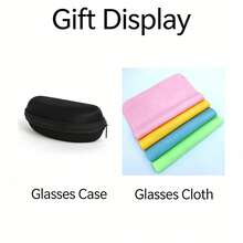 Elegant Ombre Purple Fashion Glasses, Large Frame Design To Flatter Face, UV Protection, Versatile & Stylish - Mauve Purple - View 6