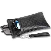 New Fashion Myopia Glasses Portable Auto-Closure Spring Hinge Double-Layer PU Leather Car Waterproof Eyeglass Frame Fashion Glasses - Storage Box - View 10