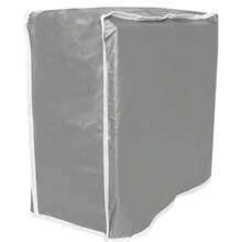 Funda Para Computadora Antiestatica Antipolvo Monitor + Impresora + Teclado + Torre de CPU de Computadora Juego De 4 Piezas a Prueba De Polvo De PC juego de monitores de 25 a 27 pulgadas-147 - Gris - Ver 1