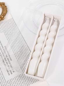 2pcs/Set-18cm Cute Twisted Long Stick Candle In The Ins Style Aromatic Scented Spiral Candle For Festivities And Parties Adds A Touch Of Warmth And Romance To Your Home! It Makes An Excellent Gift Choice And Is Suitable For Various Occasions: Birthdays, Mother's Day, Father's Day, Anniversary Gifts, Thanksgiving, And Valentine's Day - Multicolor - View 20