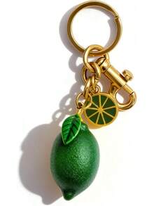 Fruit Bag Charm Key Chain Accessory Purse Charm Gifts For Women - Xanh lá chanh / Vàng - Xem 7
