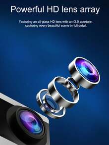 High-Definition, Long-Lasting, Waterproof Diving Sports Camera, Outdoor Sports Cycling DV Camera, DV Car Dash Cam, Mini Portable Sports Camera (Waterproof Case Needs To Be Tightened When In Use) - Black - View 8