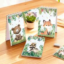 12pcs/Set Animal Spiral Notebooks, Student Notebooks, Writing Notebooks, Spiral Notebooks, Memo Notebooks, Notepads, School Supplies, Student Prizes, Party Notebooks, Back To School Stationery, Christmas Notebooks - Multicolor - View 5