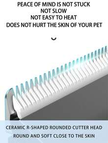 高级宠物毛发修剪套装，电动精密剃须技术，温和修剪设计，适合专业家庭美容，静音犬猫毛发修剪器 - 彩色 - 查看 4