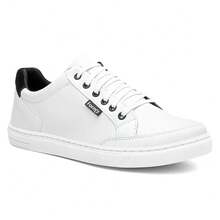 Men's Casual White Sneakers - Comfortable And Fashionable, Ideal For Everyday Wear - Sizes 35 To 46 - trắng - Xem 3