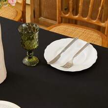 2 Pack White Table Cloths Rectangular Solid Rectangle Polyester Tablecloths Machine Washable Wrinkle Free Table Cover For Dinning Room Buffet Wedding Restaurant 60 X 120 Inch. - 60 X 120inch -2PCS+Black - View 4