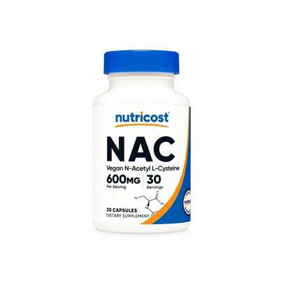 Nutricost N-Acetyl L-Cysteine (NAC) Supplement Capsules