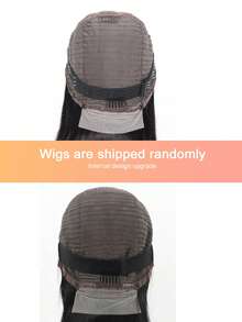 女士直发波波头假发，侧分无刘海，自然逼真，易于造型和佩戴，高品质齐肩长度假发，百搭发型，侧分假发 - Natural Black - 查看 10