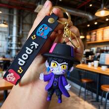 Mattel Demon Hunter Anime Keychain, PVC Backpack Pendant - Multicolor - View 6