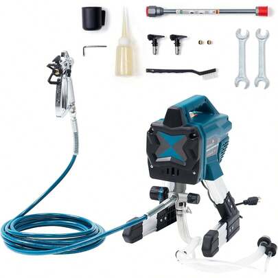 Home Renovation Paint Sprayer, Wheeled High Pressure Airless Sprayer For DIY Projects And Creative Painting