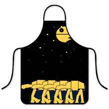 Star Wars 畅销星球主题围裙，机器人造型，厨房烘焙防污防水腰带 - 彩色 - 查看 9