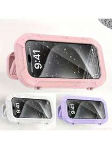 360° Adjustable Waterproof Shower Phone Holder - Extendable Wall Mounted Phone Stand Accessory Fits 4-7 Inch Smartphones, Bathroom Accessories Bathroom - Multicolor - View 3